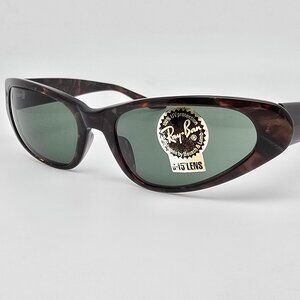 Ray-Ban B&L W1925 Moonstone Tortoise Frame G-15 Green Lens Sunglasses USA 56mm